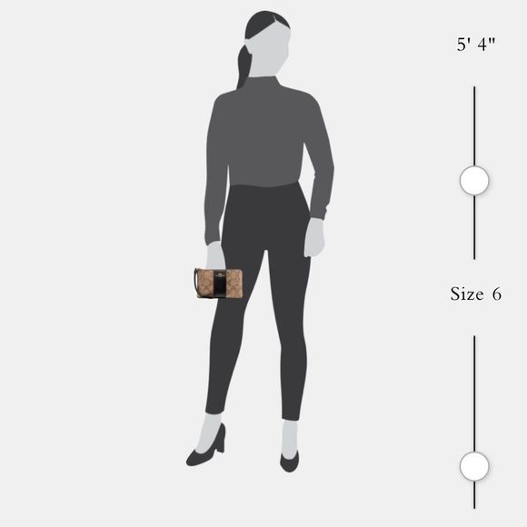 Coach Corner Zip Wristlet In Signature Canvas - Picture 2 of 2